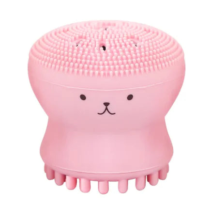 Cartoon Octopus Silicone Face Cleansing Brush