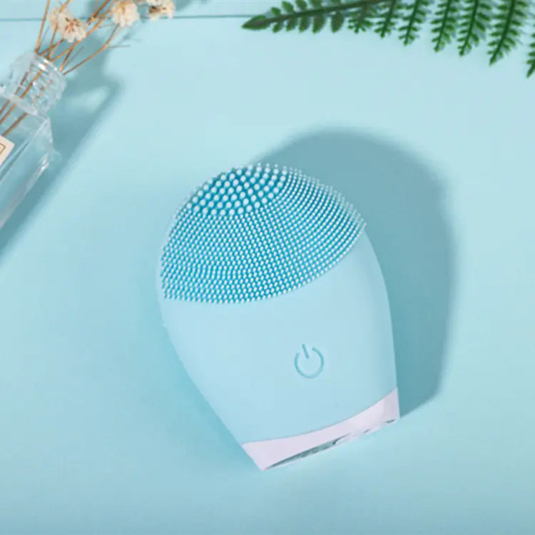 Electric Silicone Facial Cleansing Device - Waterproof