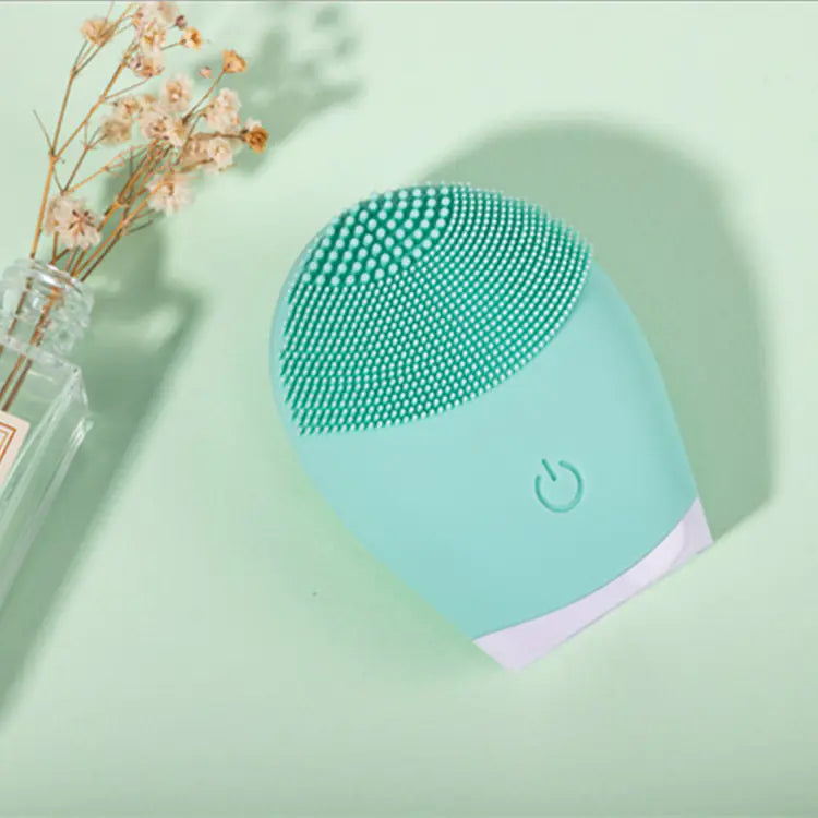 Electric Silicone Facial Cleansing Device - Waterproof